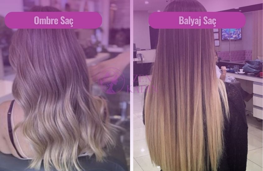 ombre balyaj farki nedir